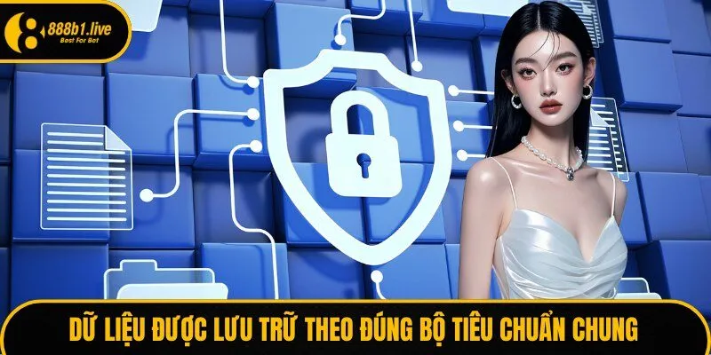 Dữ liệu được lưu trữ theo đúng bộ tiêu chuẩn chung