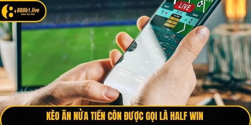 Kèo ăn nửa tiền còn được gọi là Half Win