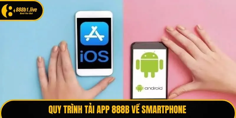 Quy trình tải app 888B về smartphone
